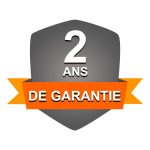 Logo Garantie deux ans satisfait ou remboursé pour assurance qualité