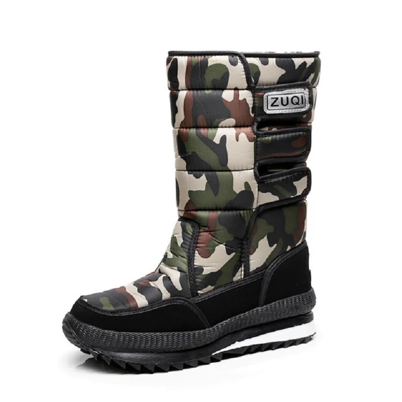 Bottes femme gris foncé camouflage à scratch – Image 10