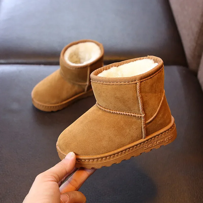 Garde-temps hiver pour enfant avec bottines de neige fille noir