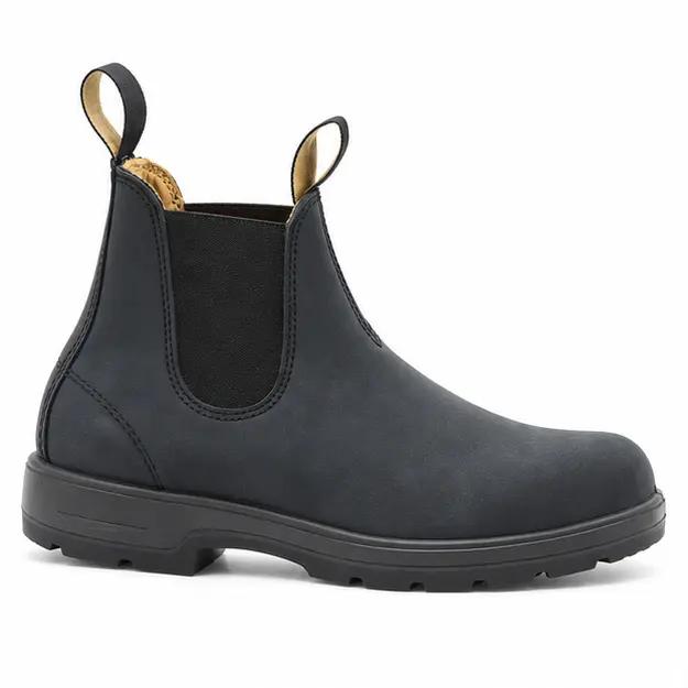 bottines chelsea homme gris cendre a semelle epaisse vue de profil sur fond blanc 45434