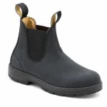 bottines chelsea homme gris cendre a semelle epaisse vue de trois quarts sur fond blanc 45434