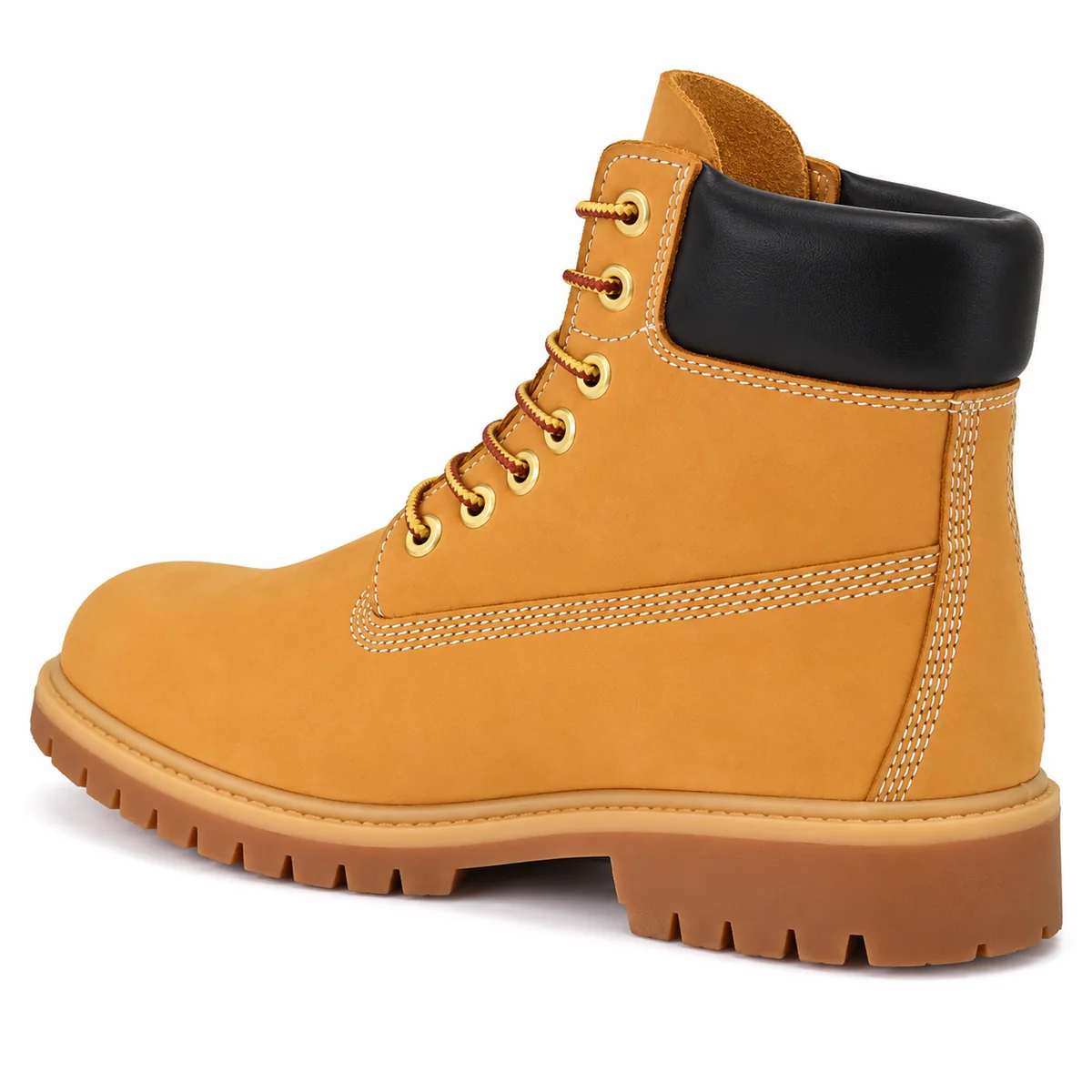 44149 17a bottines homme marron a lacets style d vue arriere