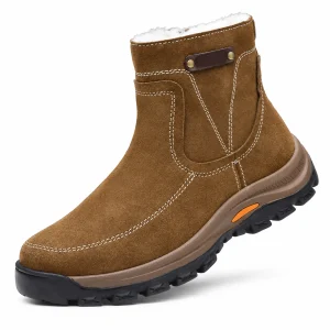 44151 17a bottines homme kaki a surpiqures contr vue principale