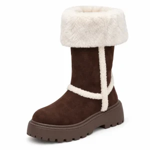 44173 17a bottes femme marron fourrees a finitio vue principale