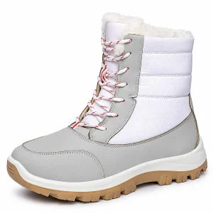 44189 17b bottes femme grises fourrees en polyes vue principale