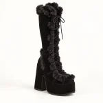 44200 16a bottes femme foncees a plateforme talo vue principale