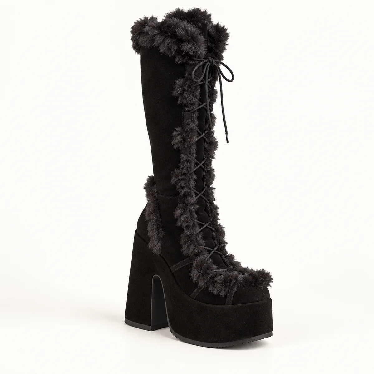 44200 16a bottes femme foncees a plateforme talo vue principale