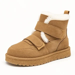 44221 16a bottines femme camel fourrees a scratc vue principale
