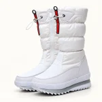44226 16a bottes femme ivoire matelassees a zip vue principale