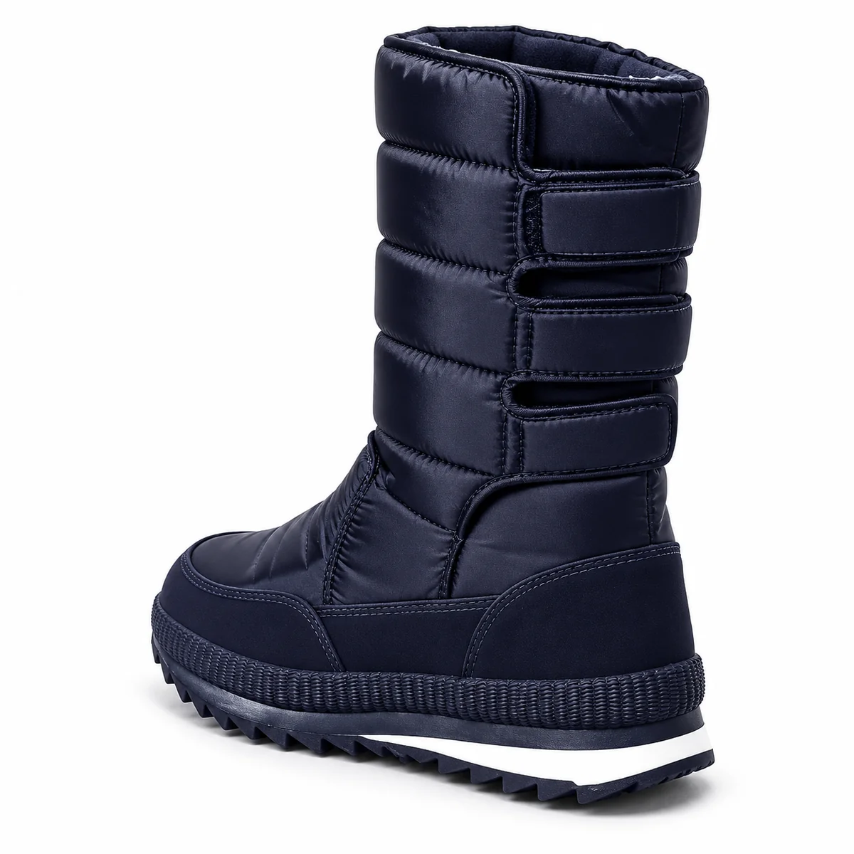 44229 16b bottes femme bleu fonce matelassees a vue arriere