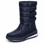44229 16b bottes femme bleu fonce matelassees a vue principale
