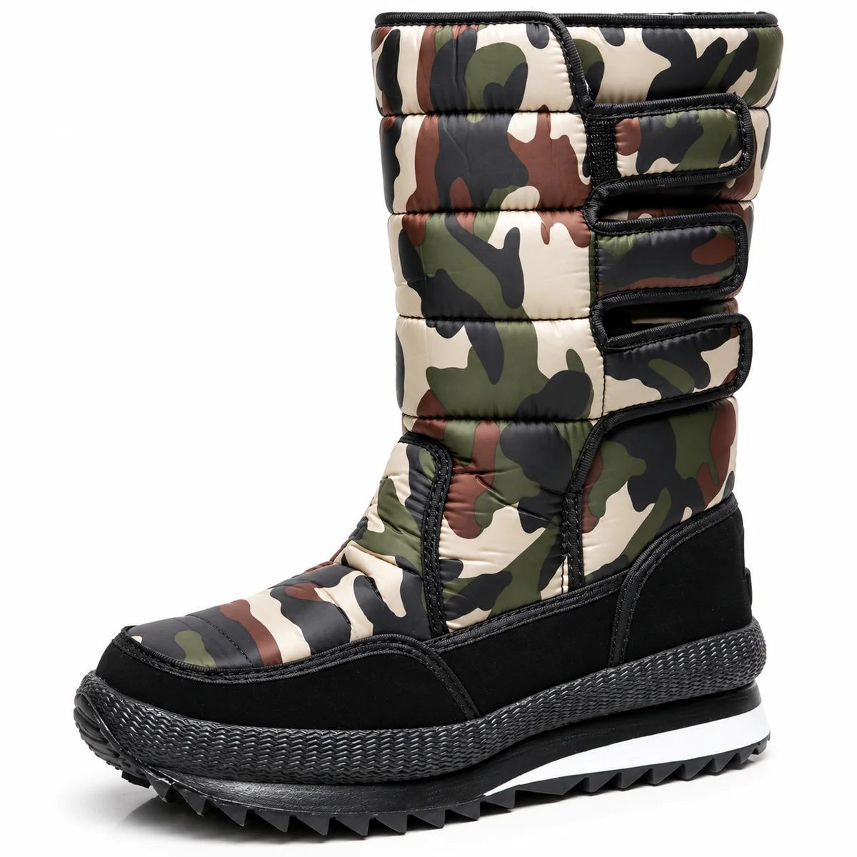 44230 16b bottes femme vertes camouflage a scrat detail