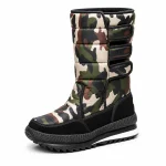 44230 16b bottes femme vertes camouflage a scrat vue principale