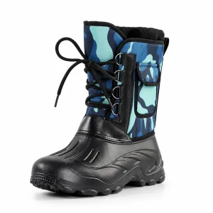 44244 16b bottes homme bleues fourrees a lacets vue principale