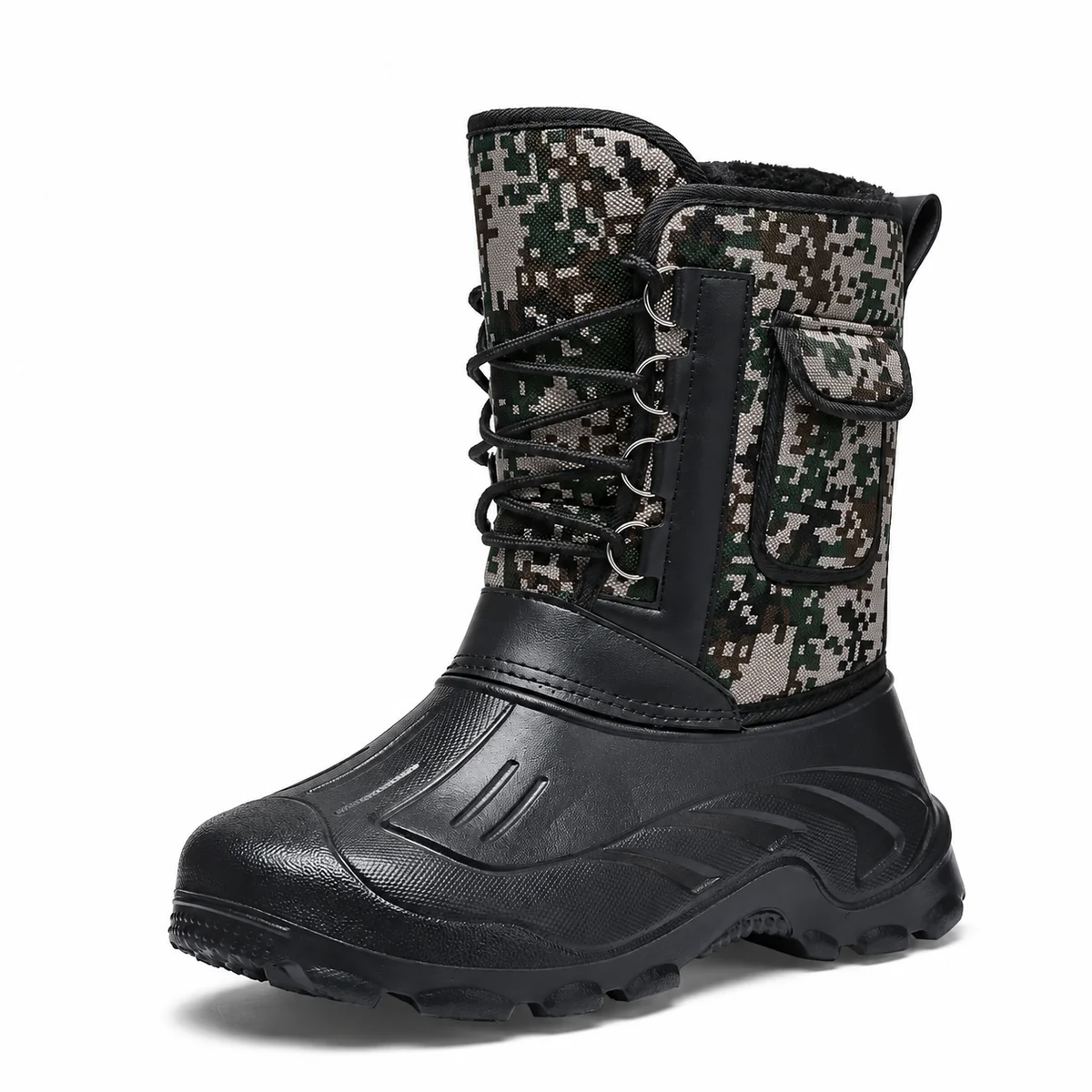 44245 16b bottes homme a motif camouflage foret vue principale