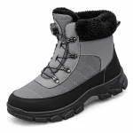 44249 16b bottines homme grises a molette et col vue principale