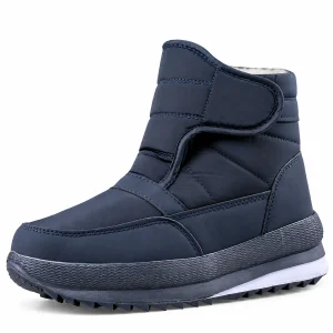 44251 16b bottines homme bleu fonce fourrees a s vue principale