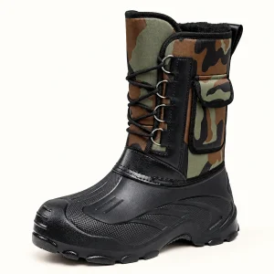 44265 15a bottes homme vert camouflage fourrees vue principale