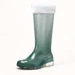 44292 15a bottes de pluie femme vertes hautes a vue principale
