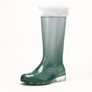 44292 15a bottes de pluie femme vertes hautes a vue principale