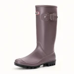 44309 15b bottes de pluie femme abricot a boucle vue principale