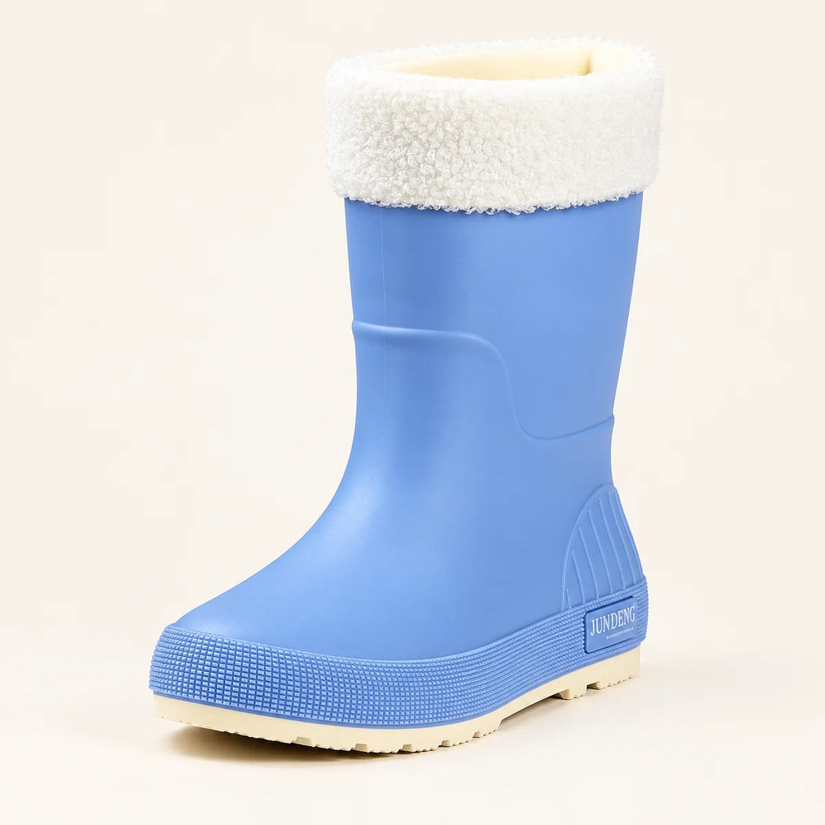 44317 15b bottes de pluie femme bleues mi mollet vue principale