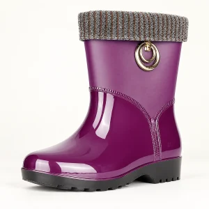 44323 15b bottes de pluie femme violettes a anne vue principale
