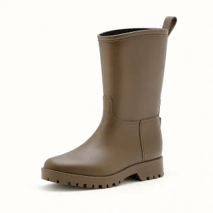 44325 15b bottes de pluie femme marron mi mollet vue principale