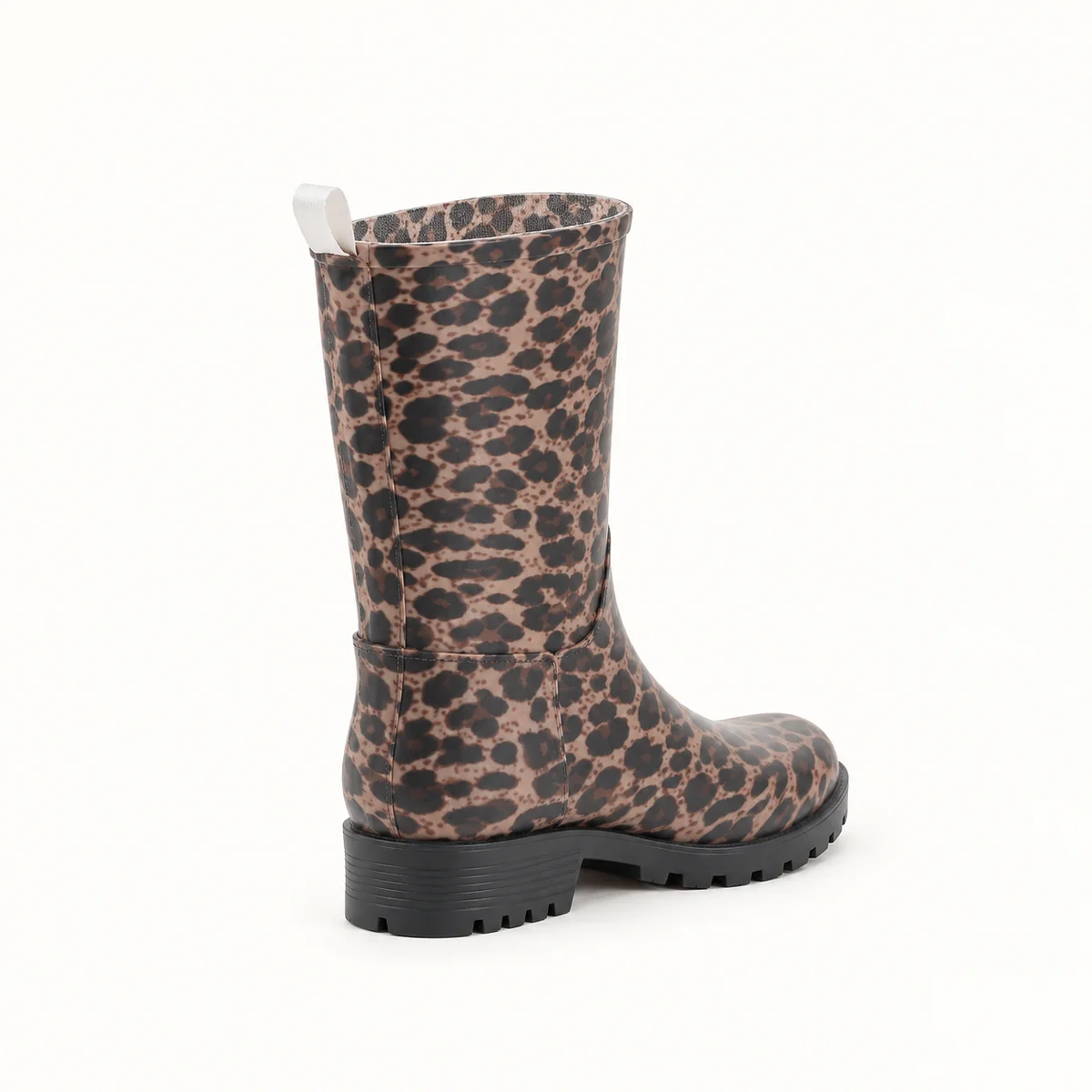 44326 15b bottes de pluie femme a motif leopard vue arriere