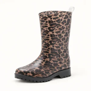 44326 15b bottes de pluie femme a motif leopard vue principale