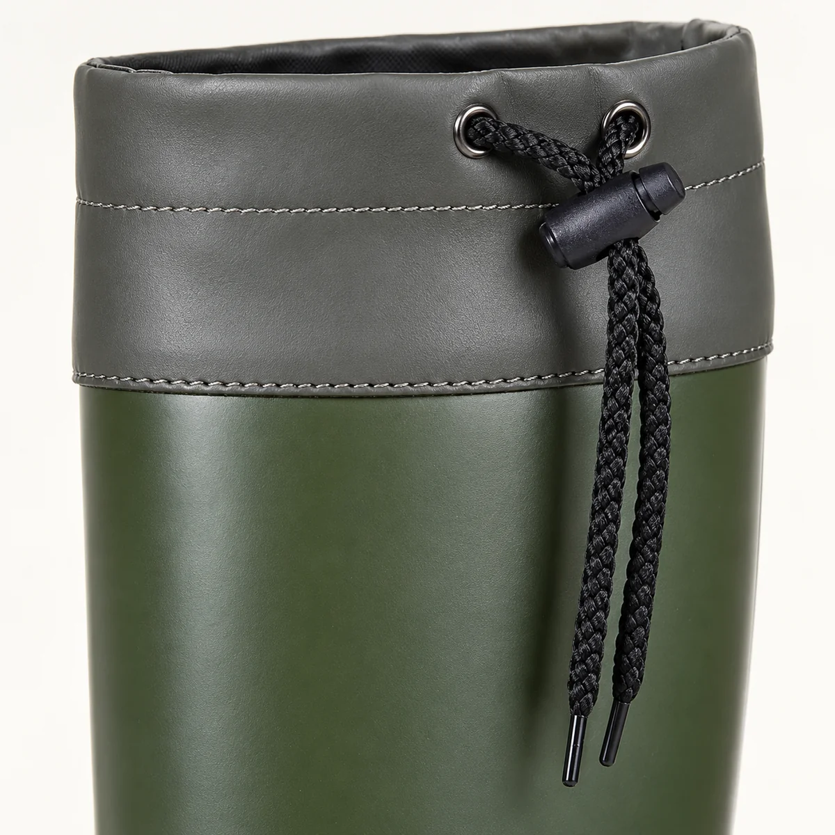 44330 15b bottes de pluie femme vertes hautes a detail