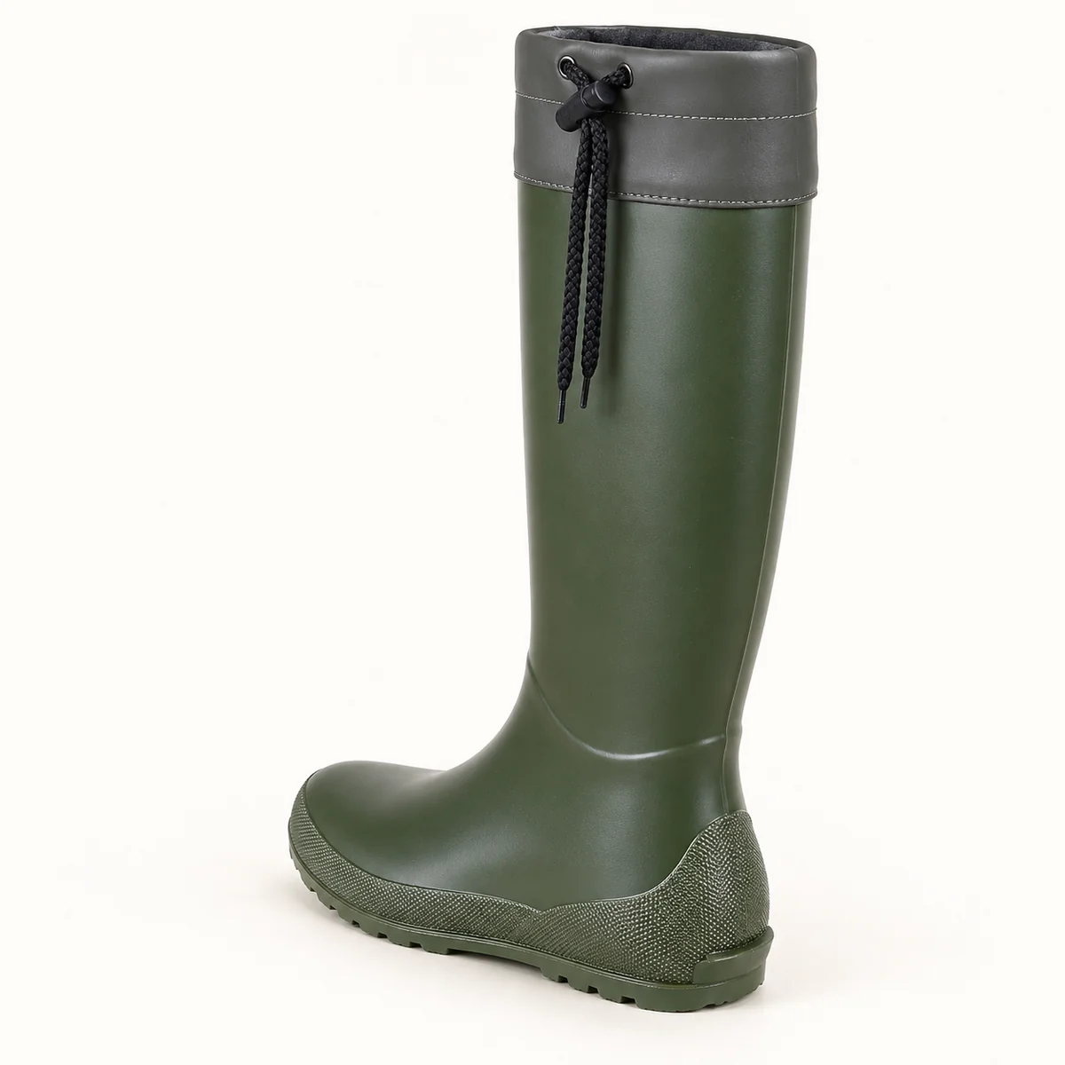 44330 15b bottes de pluie femme vertes hautes a vue arriere