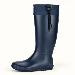 44331 14a bottes de pluie femme bleu marine haut vue principale