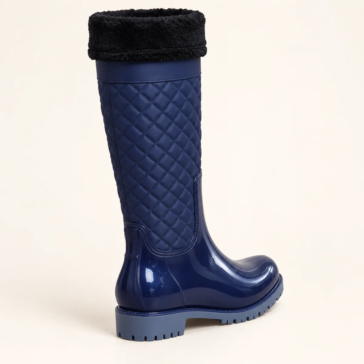 44332 15b bottes de pluie femme bleu marine a re vue arriere