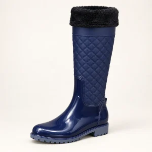 44332 15b bottes de pluie femme bleu marine a re vue principale