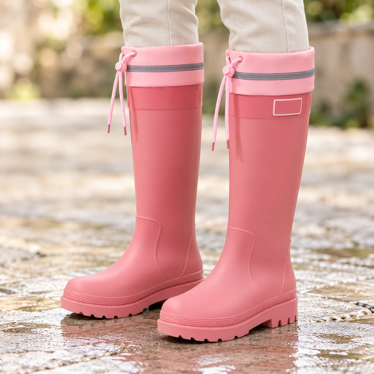 44336 14a bottes de pluie femme roses hautes a c porte