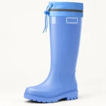 44337 14a bottes de pluie femme bleues hautes a vue principale