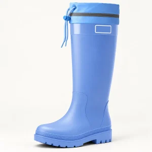 44337 14a bottes de pluie femme bleues hautes a vue principale