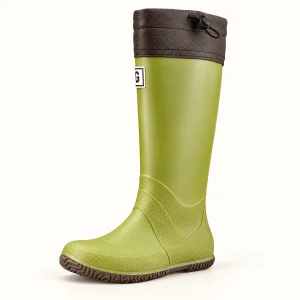 44340 14a bottes de pluie femme vertes hautes a vue principale
