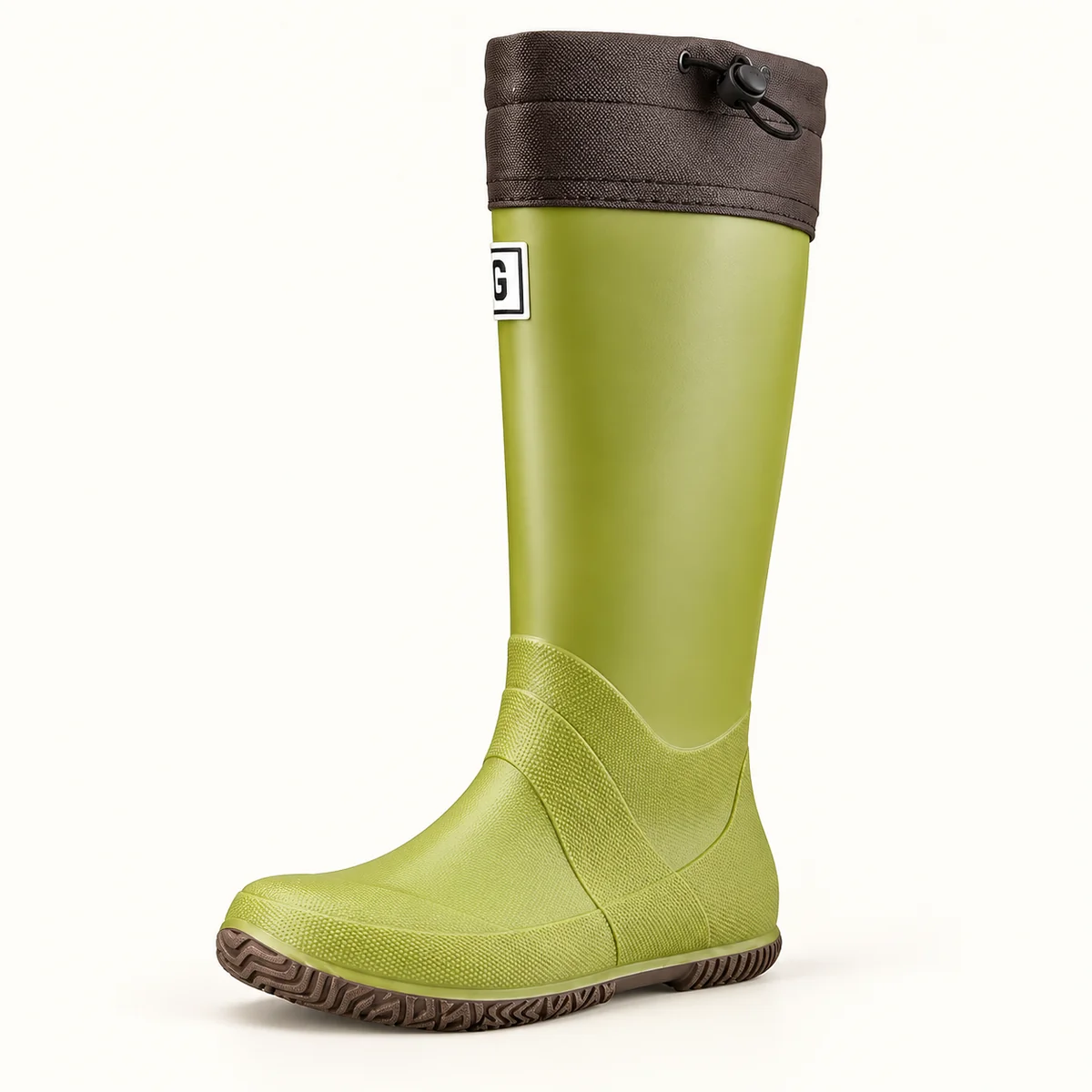 44340 14a bottes de pluie femme vertes hautes a vue principale
