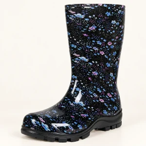 44343 14a bottes de pluie femme fleuries mi moll vue principale