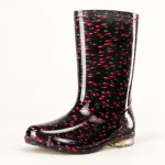44351 14a bottes de pluie femme noires a petites vue principale