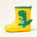44361 14b bottes de pluie enfant jaunes a dinosa vue principale