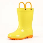 44362 14b bottes de pluie enfant jaunes a anses vue principale
