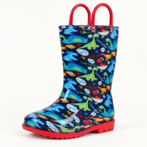 44366 14b bottes de pluie enfant a anses et impr vue principale