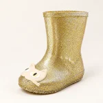 44372 14b bottes de pluie enfant dorees paillete vue principale