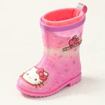 44380 14b bottes de pluie fille roses a illustra vue principale