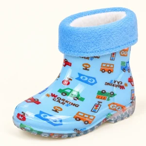 44412 13b bottines de pluie enfant bleu ciel a v vue principale