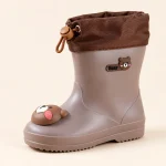 44414 13b bottes de pluie enfant marron a capyba vue principale