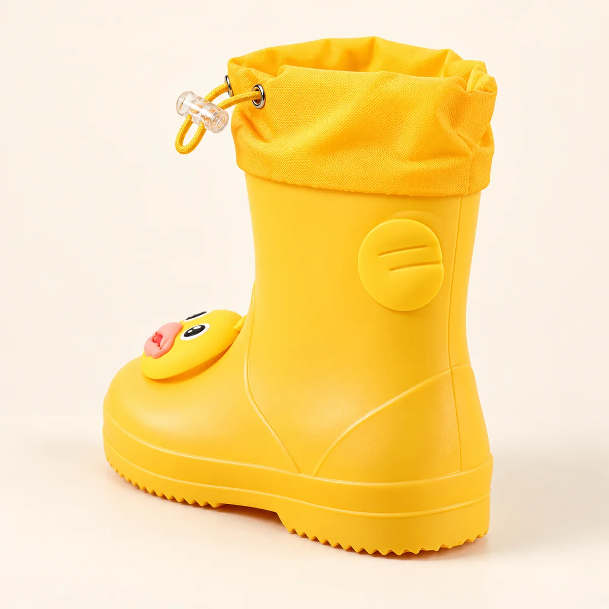 44415 13b bottes de pluie enfant jaunes a canard vue arriere